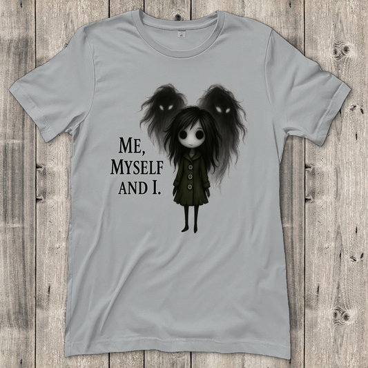Damen T-Shirt Frau ME, MYSELF AND I