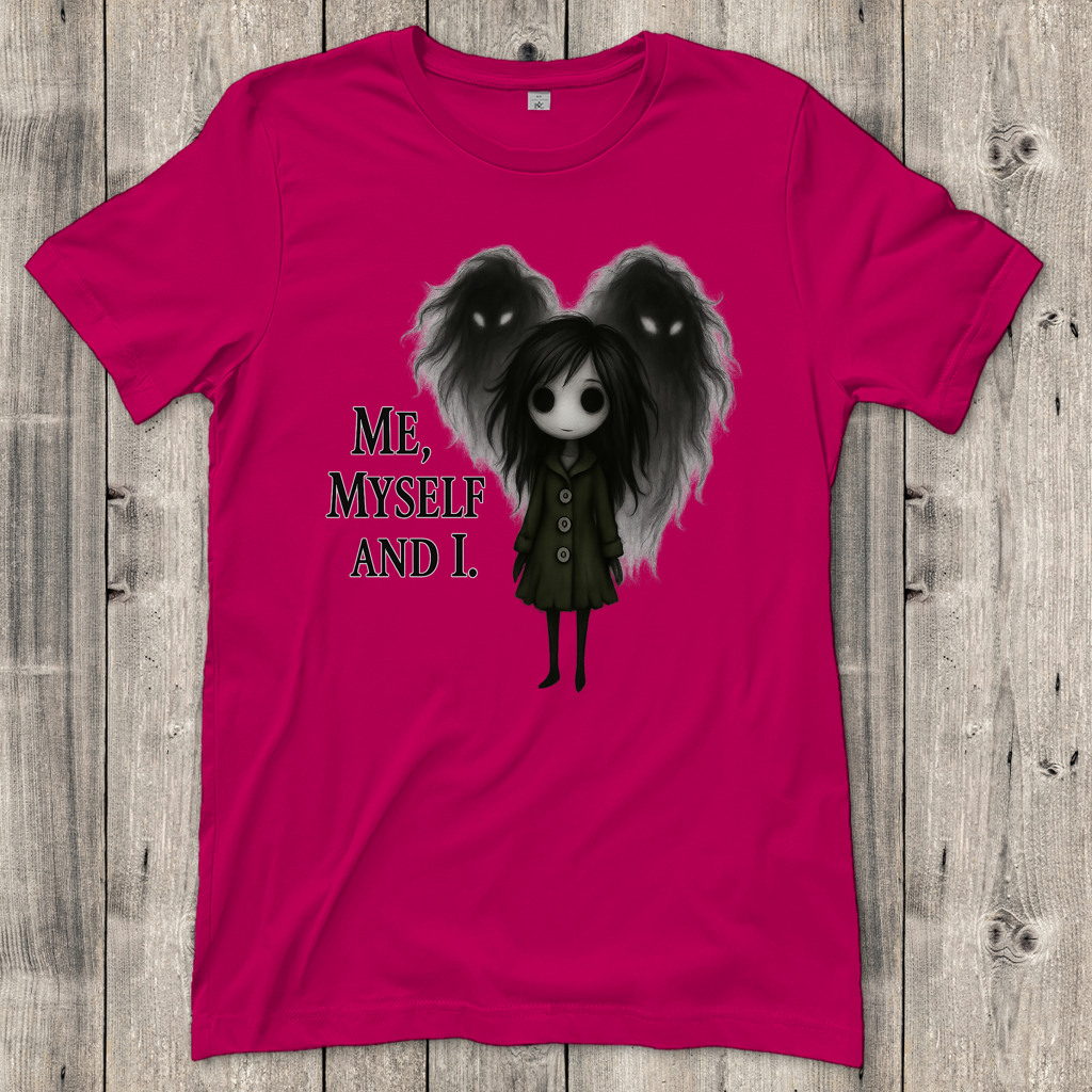 Damen T-Shirt Frau ME, MYSELF AND I