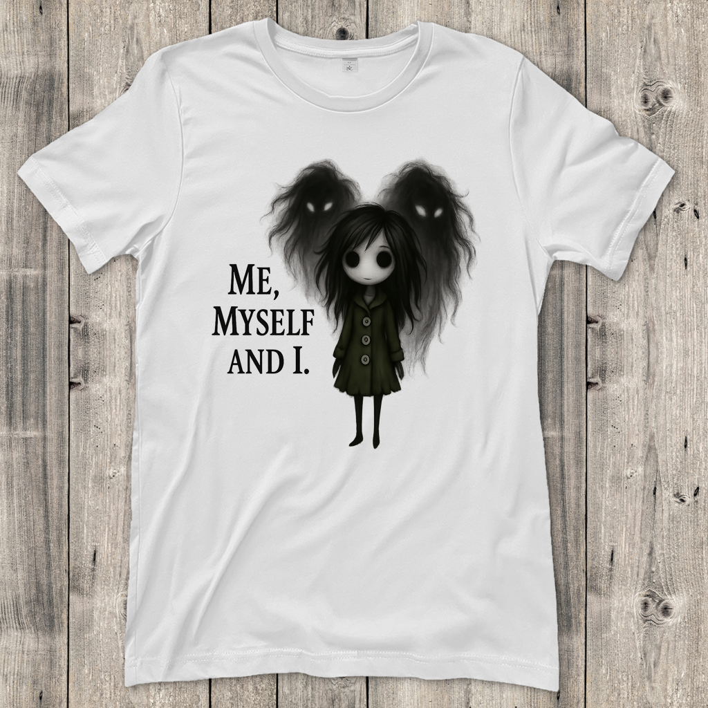 Damen T-Shirt Frau ME, MYSELF AND I
