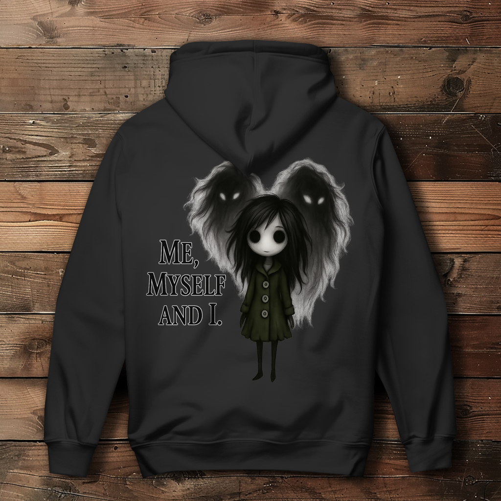 Damen Hoodie Frau ME, MYSELF AND I