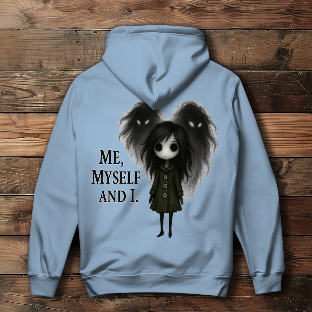 Damen Hoodie Frau ME, MYSELF AND I