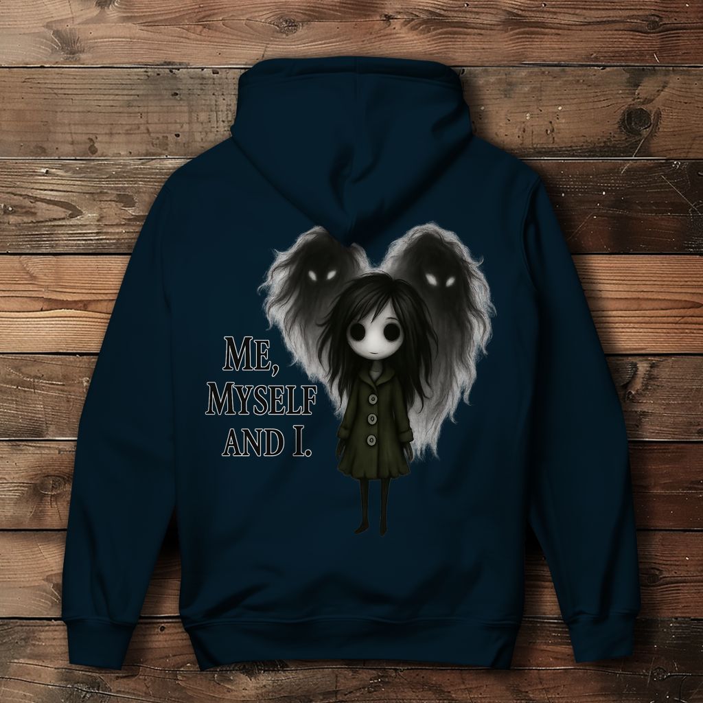 Damen Hoodie Frau ME, MYSELF AND I