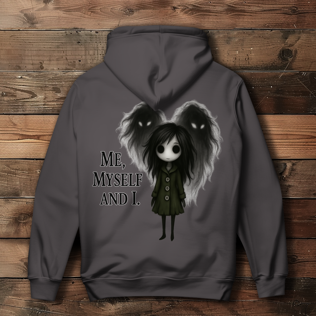 Damen Hoodie Frau ME, MYSELF AND I