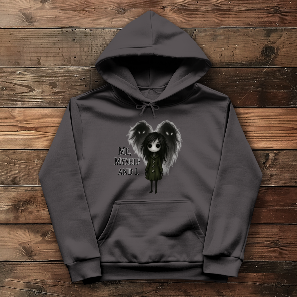 Damen Hoodie Frau ME, MYSELF AND I