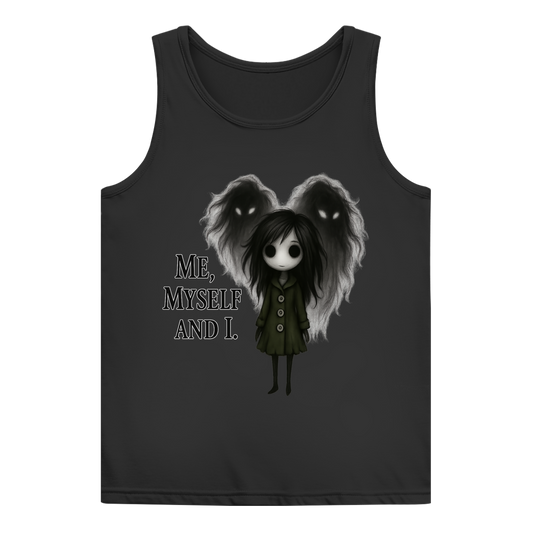 Damen Basic Tank Top Frau ME, MYSELF AND I