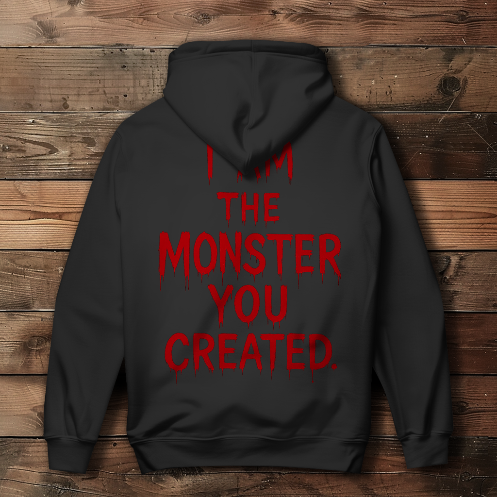 Damen Hoodie Spruch Englisch i am the Monster