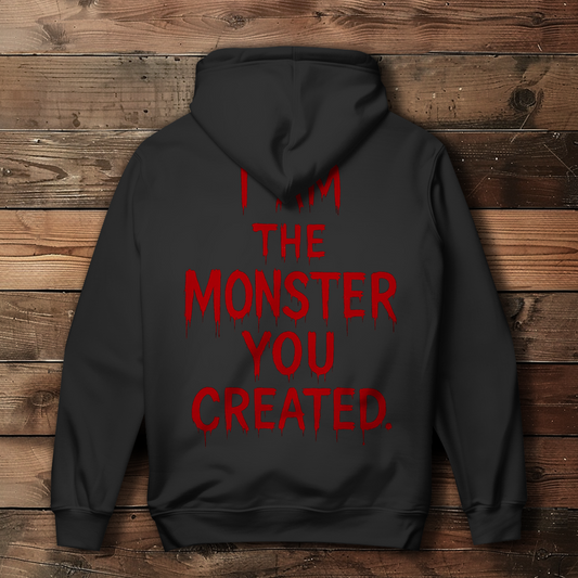 Damen Hoodie Spruch Englisch i am the Monster