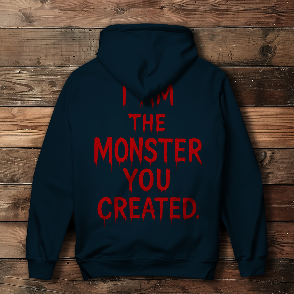 Damen Hoodie Spruch Englisch i am the Monster