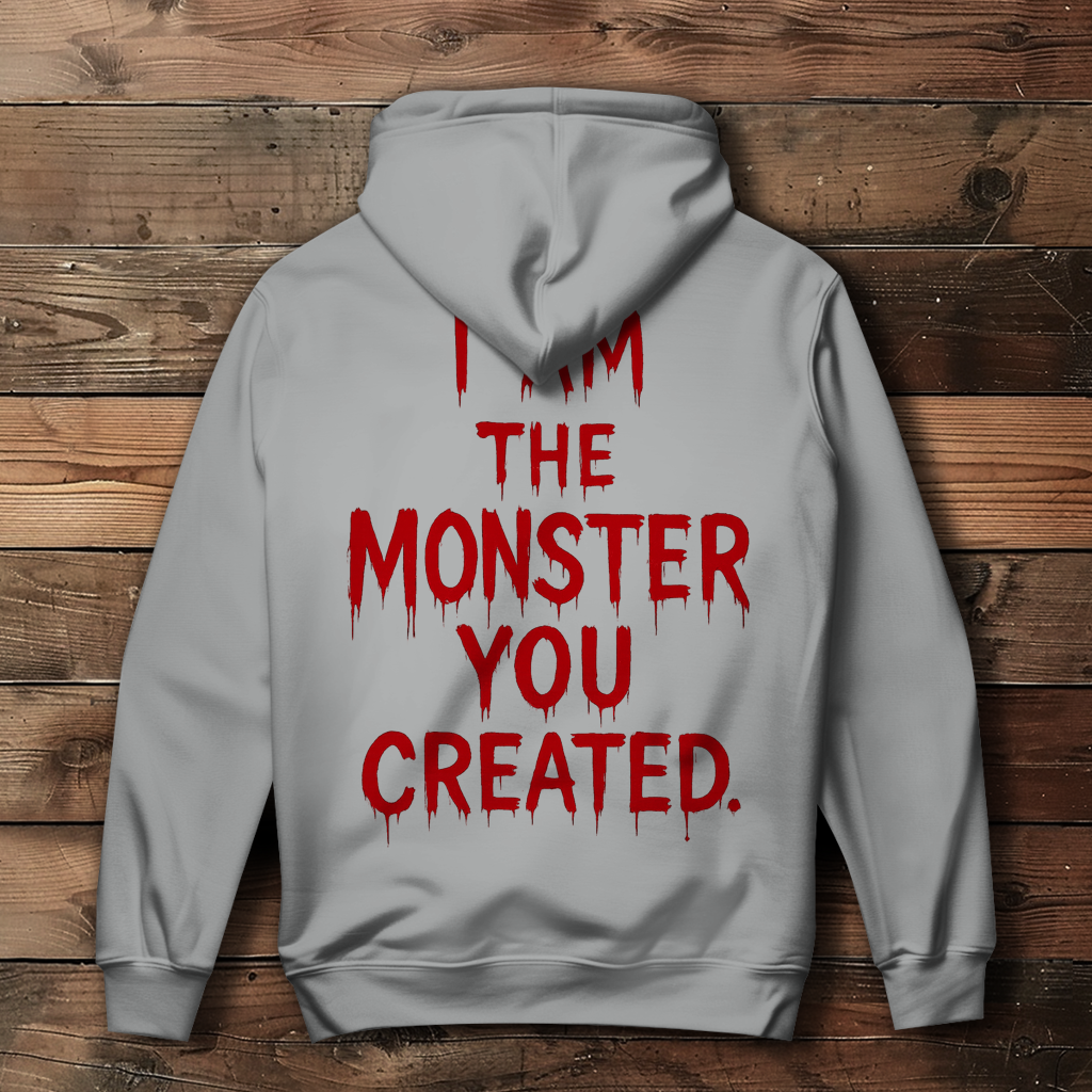 Damen Hoodie Spruch Englisch i am the Monster