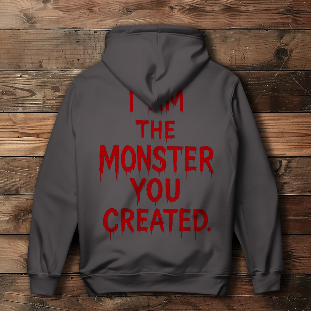 Damen Hoodie Spruch Englisch i am the Monster