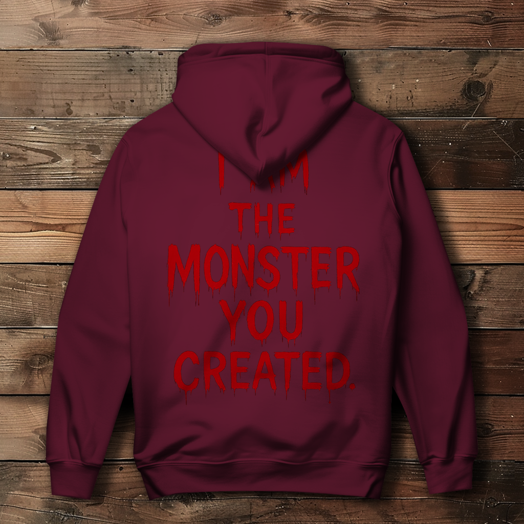 Damen Hoodie Spruch Englisch i am the Monster