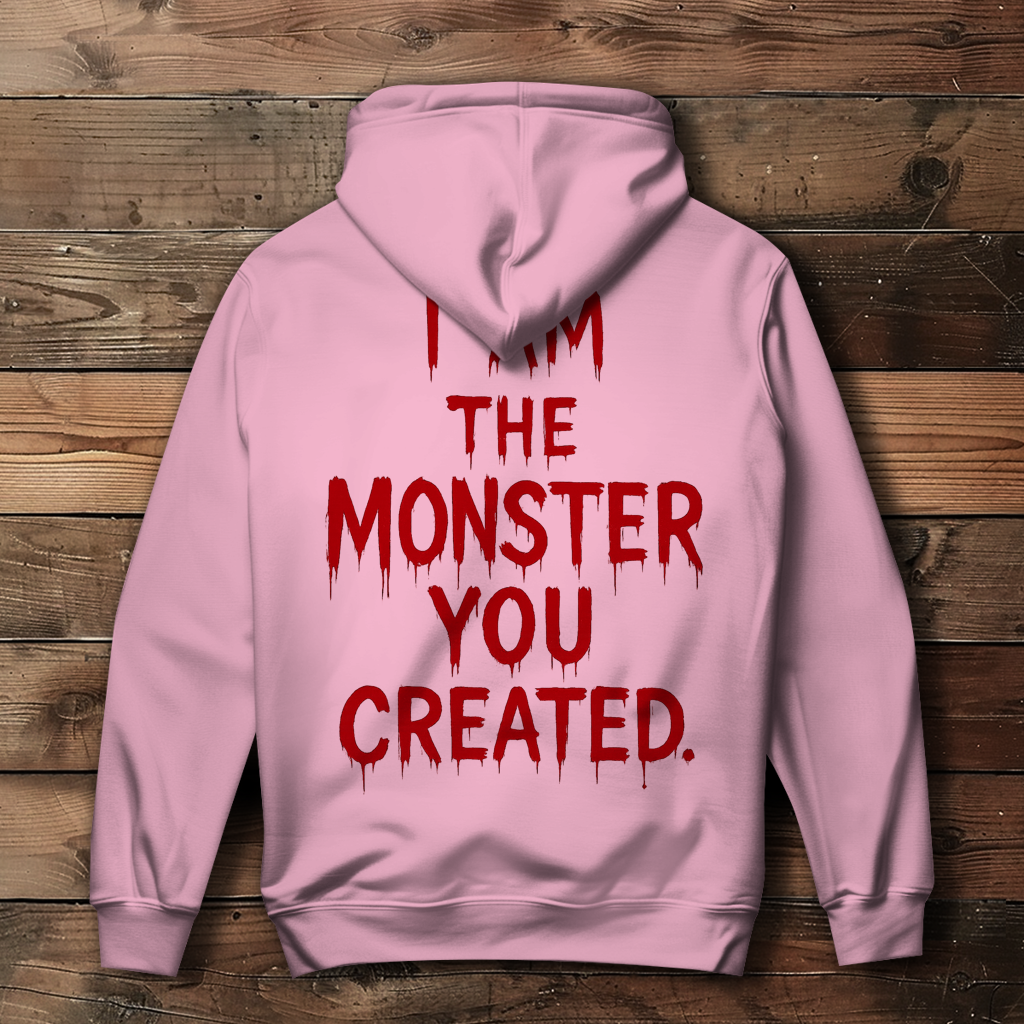 Damen Hoodie Spruch Englisch i am the Monster