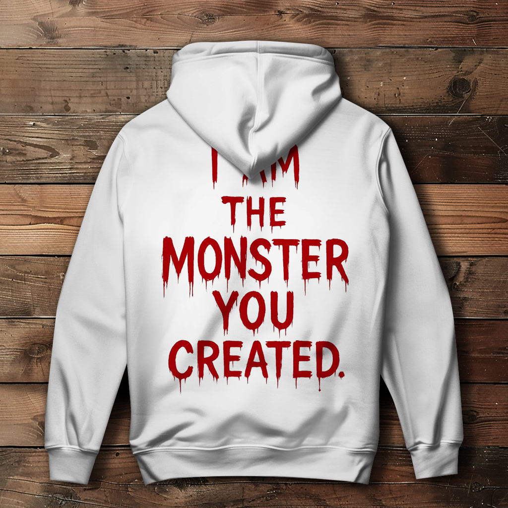Damen Hoodie Spruch Englisch i am the Monster