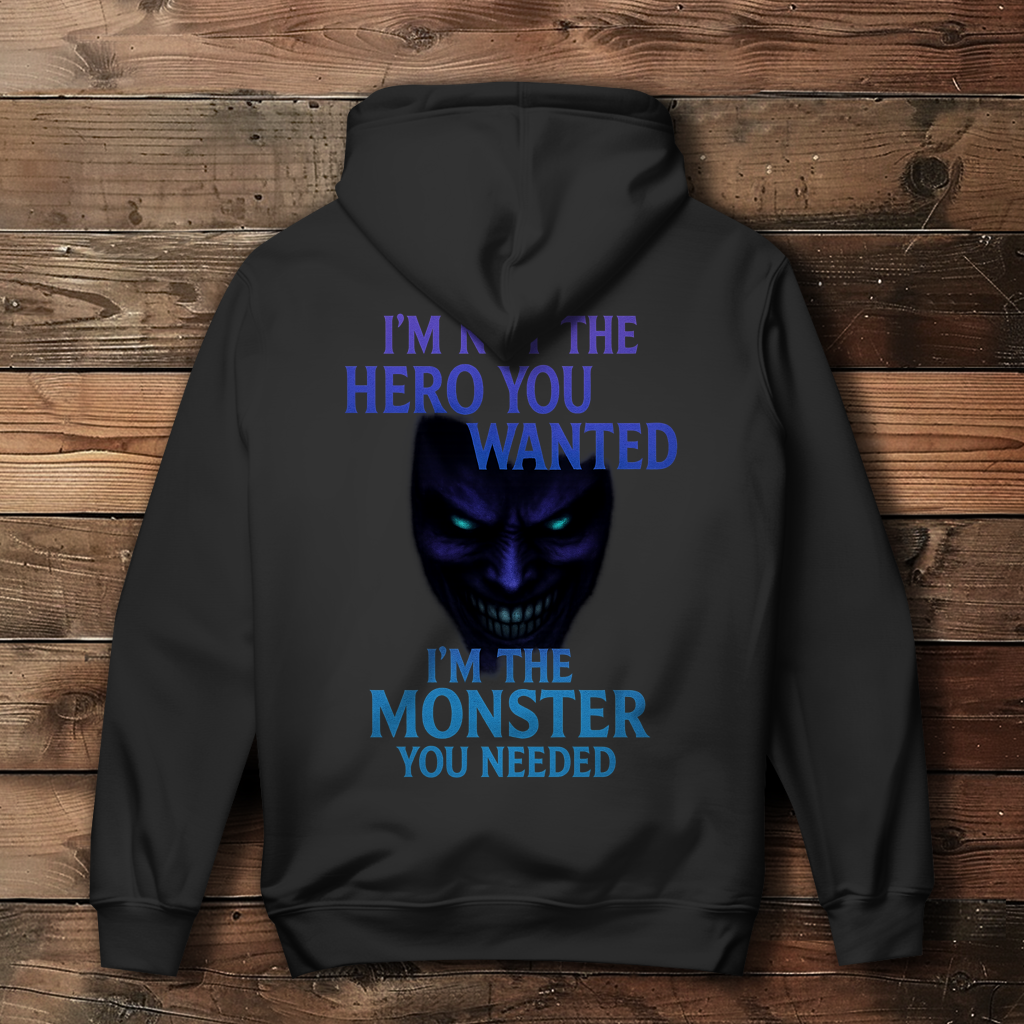 Damen Hoodie Spruch Englisch im not the Hero