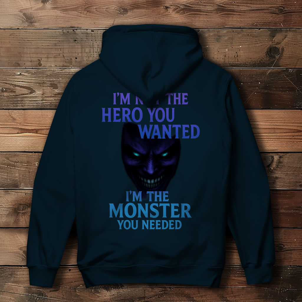 Damen Hoodie Spruch Englisch im not the Hero