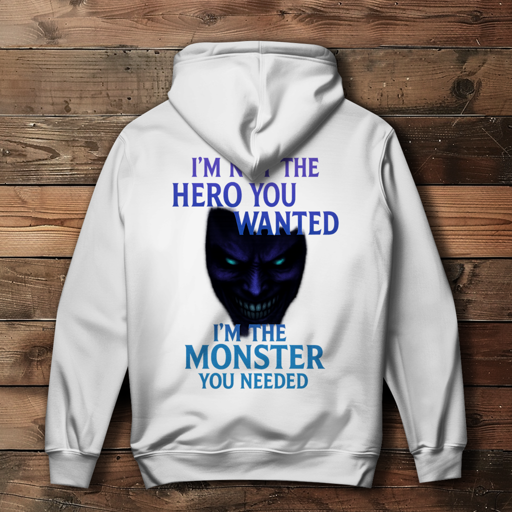 Damen Hoodie Spruch Englisch im not the Hero