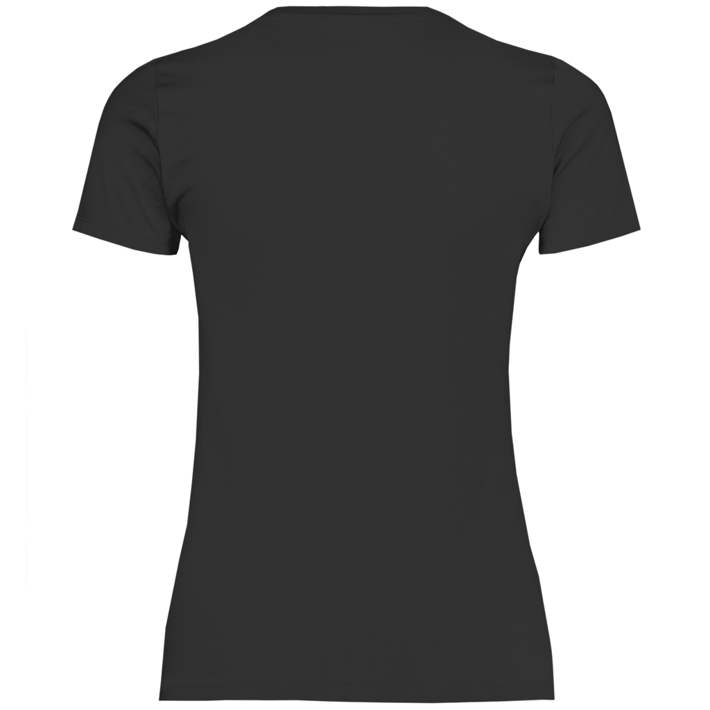 Damen T-Shirt Skelett Paar und Rabe