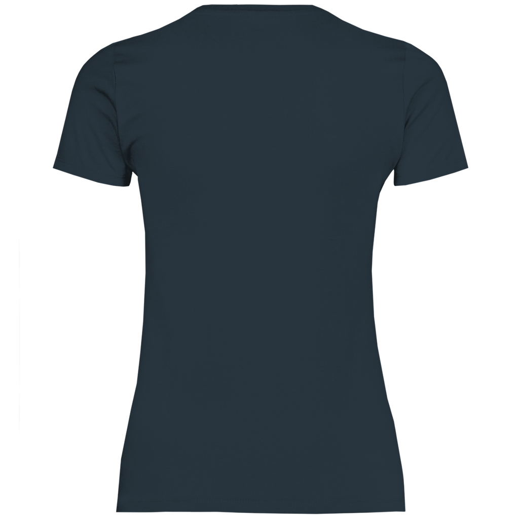 Damen T-Shirt Skelett Paar und Rabe