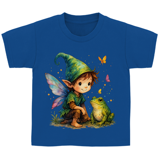 Kinder Basic T-Shirt Boy Fee mit Frosch