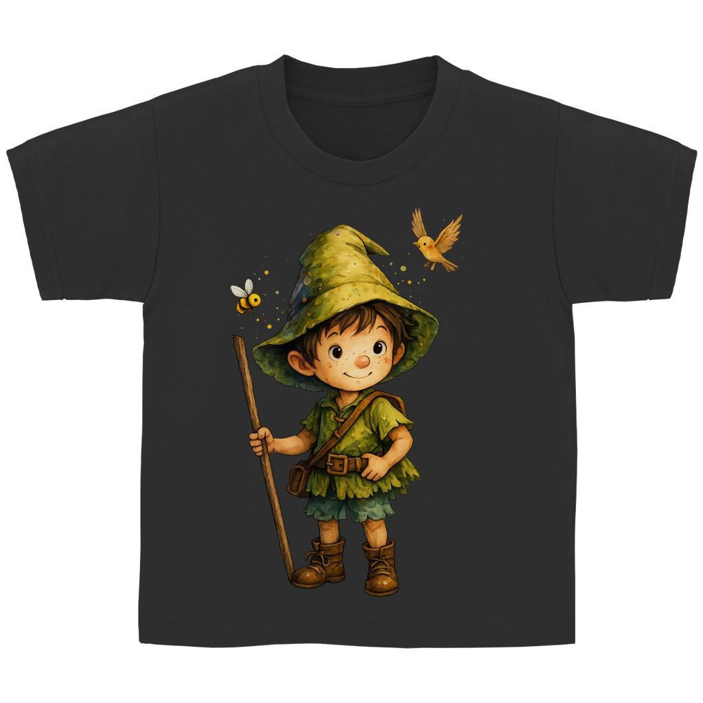 Kinder Basic T-Shirt Waldjunge