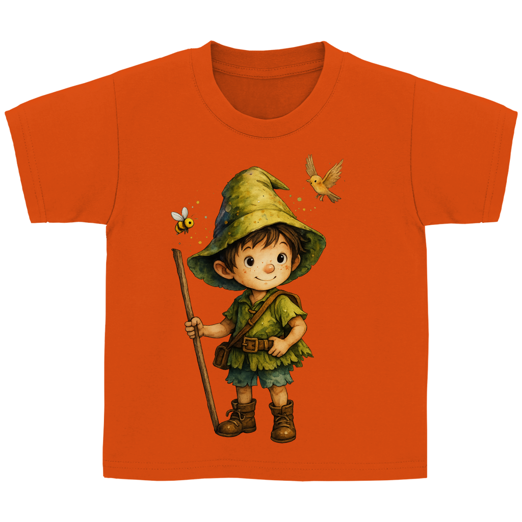 Kinder Basic T-Shirt Waldjunge