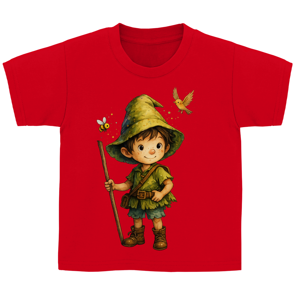 Kinder Basic T-Shirt Waldjunge