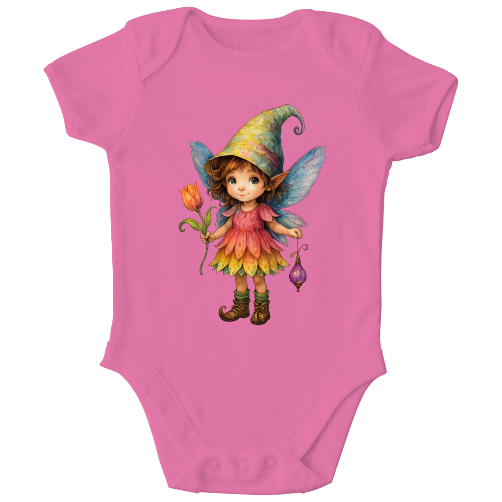 Kinder Bio Body Girl Fee Lischen mit Tulpe und Lampe