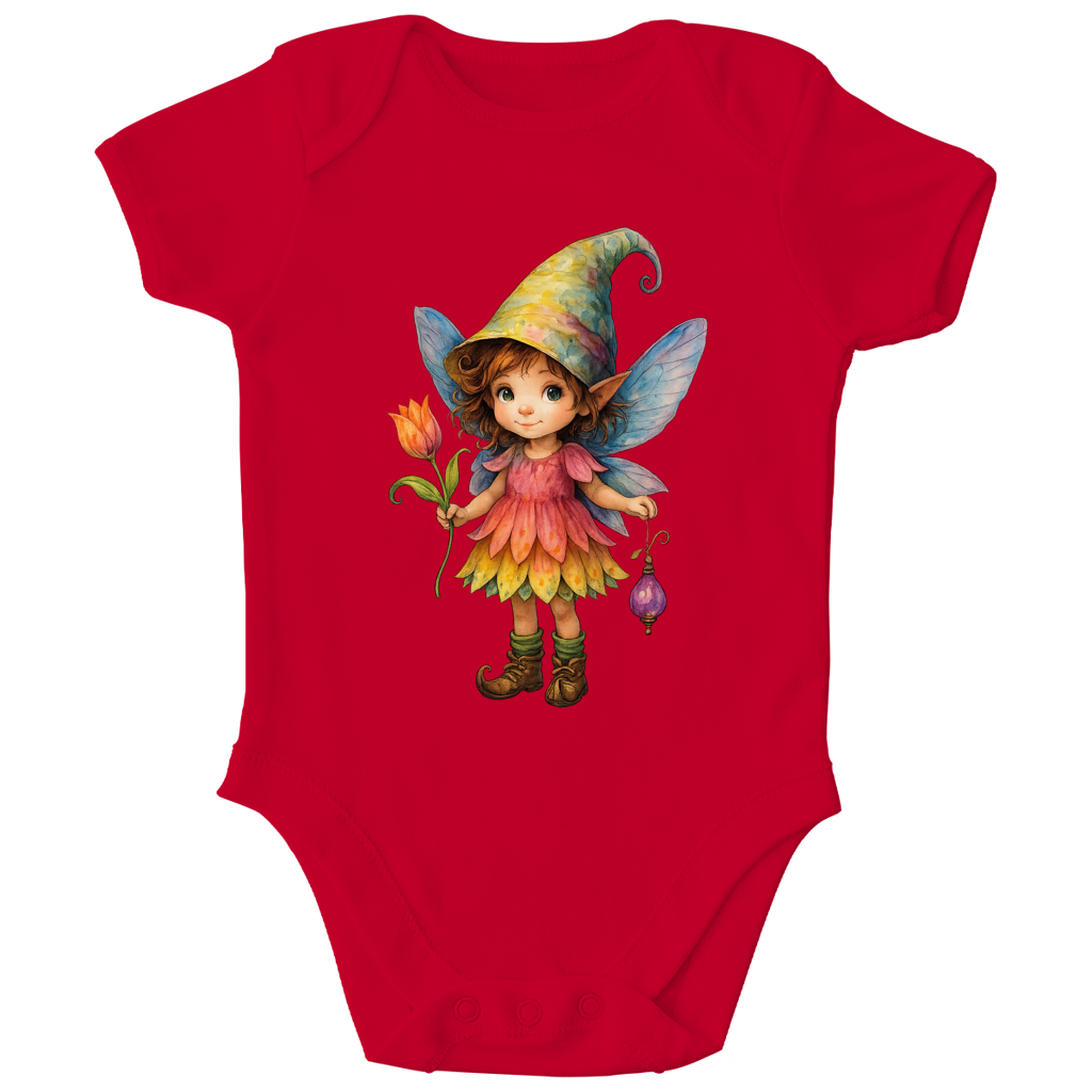 Kinder Bio Body Girl Fee Lischen mit Tulpe und Lampe