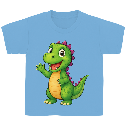 Kinder Basic T-Shirt Kinder Dino grün