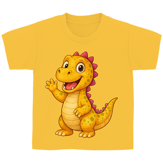 Kinder Basic T-Shirt Kinder Dino orange