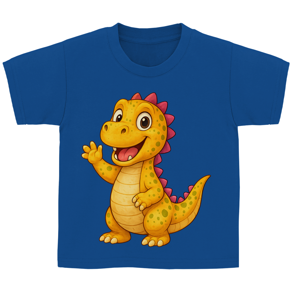 Kinder Basic T-Shirt Kinder Dino orange