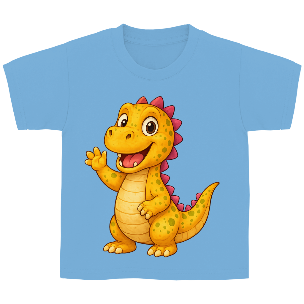 Kinder Basic T-Shirt Kinder Dino orange