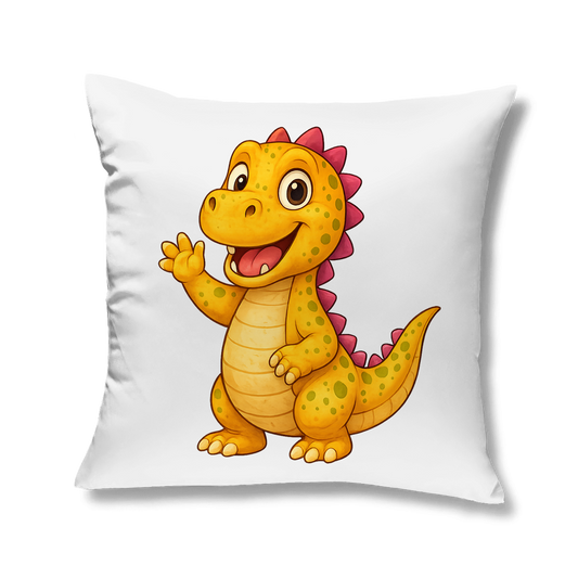 Kopfkissen Kinder Dino orange