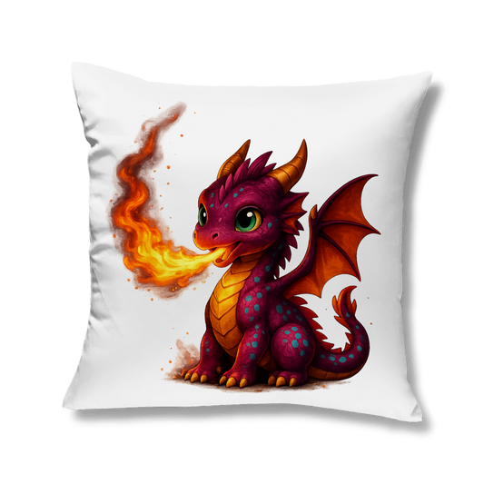 Kopfkissen Kinder Drache Feuerspucker