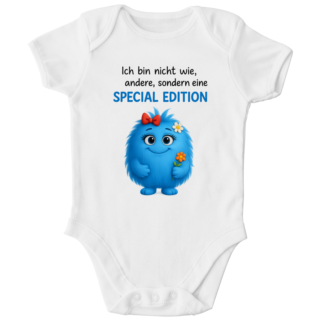 Kinder Bio Body Girl Monster blau Spezial Edition