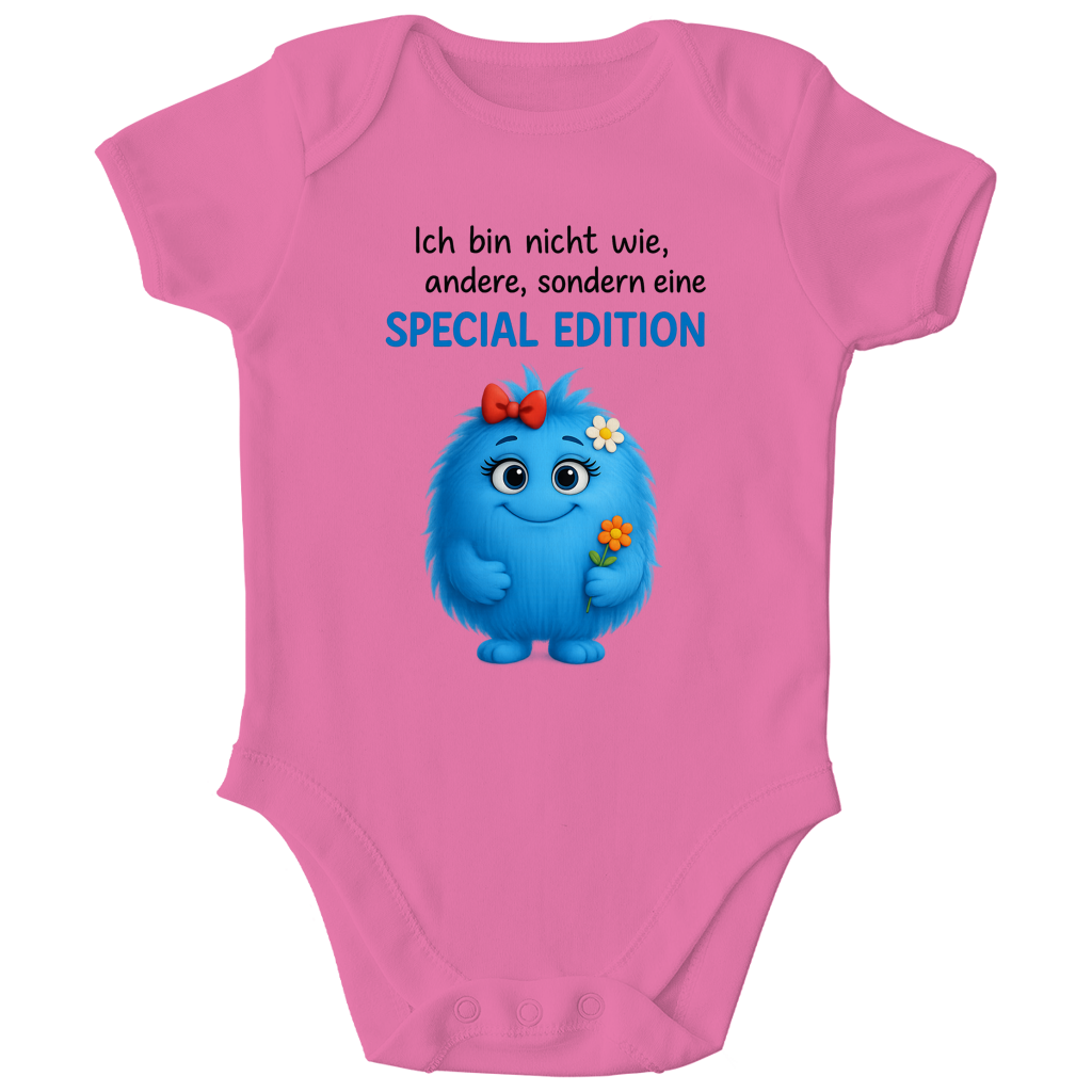 Kinder Bio Body Girl Monster blau Spezial Edition