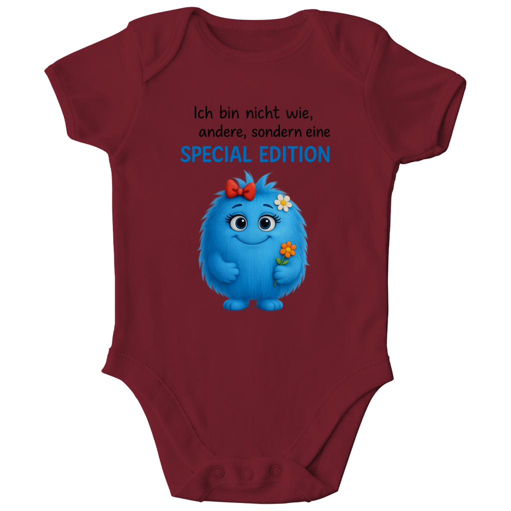 Kinder Bio Body Girl Monster blau Spezial Edition