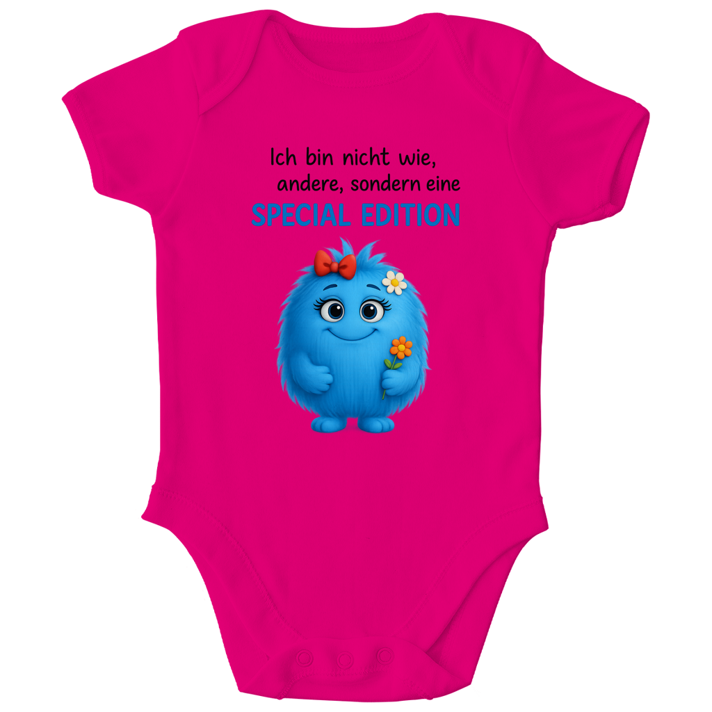 Kinder Bio Body Girl Monster blau Spezial Edition