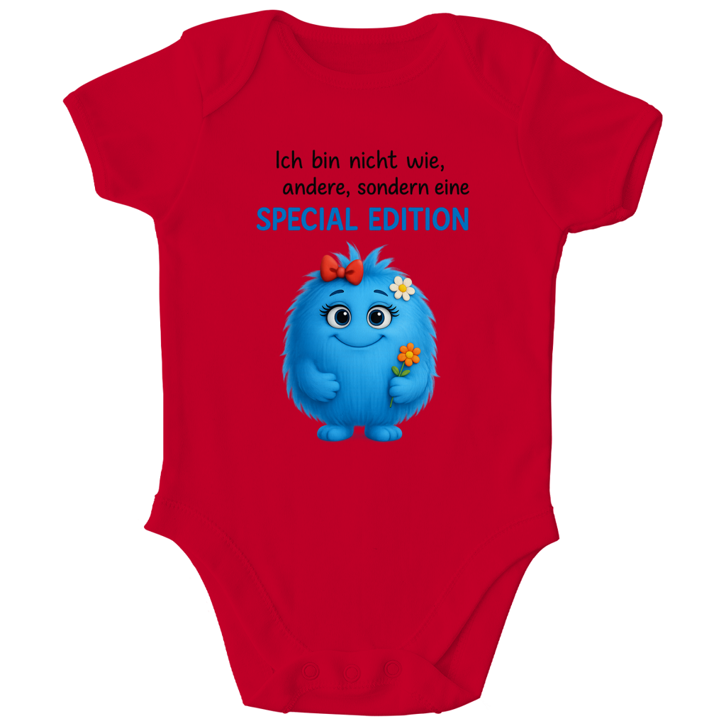 Kinder Bio Body Girl Monster blau Spezial Edition
