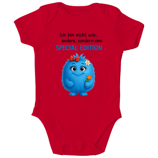 Kinder Bio Body Girl Monster blau Spezial Edition