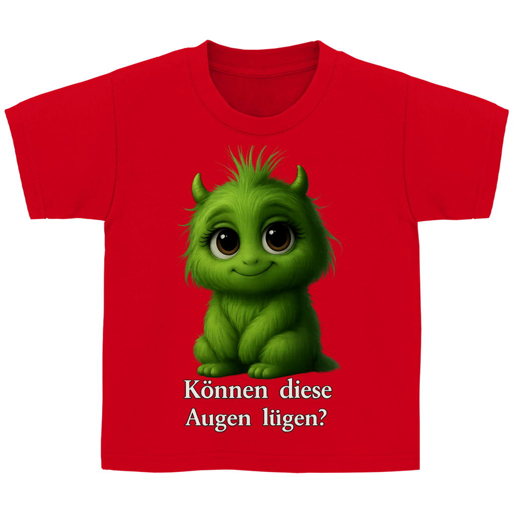 Kinder Basic T-Shirt Girl Können diese Augen Lügen