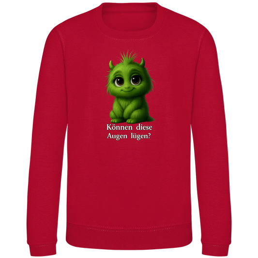 Kinder Sweatshirt Girl Können diese Augen Lügen