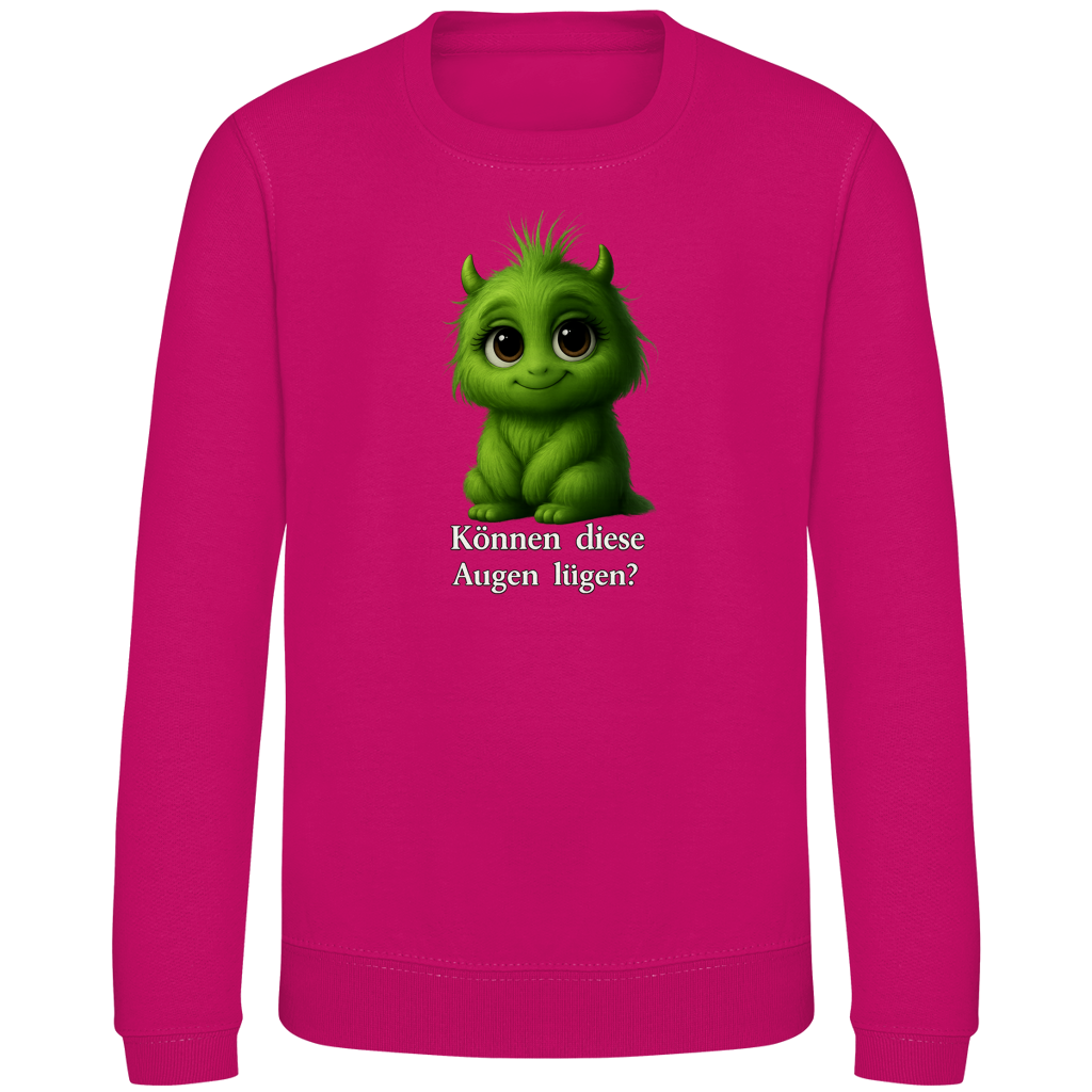 Kinder Sweatshirt Girl Können diese Augen Lügen