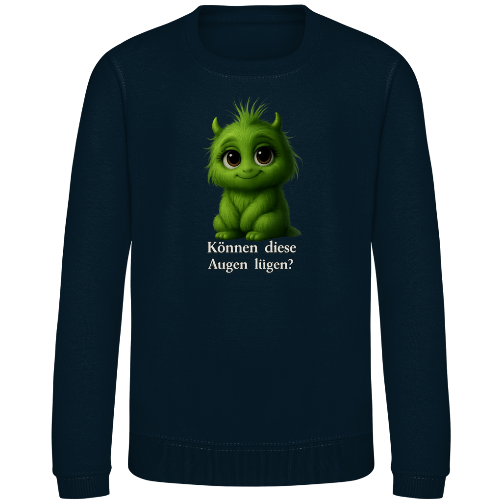 Kinder Sweatshirt Girl Können diese Augen Lügen