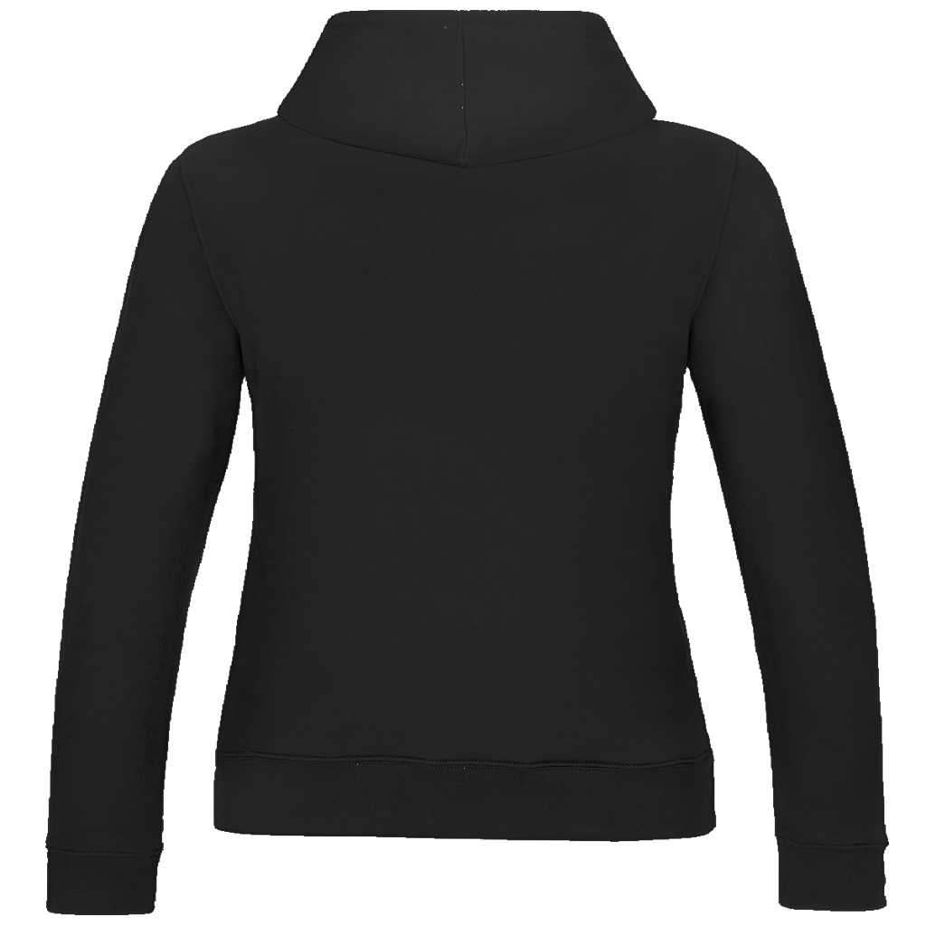 Damen Hoodie Girl Spinnenhaare und türkis schwarz gehalten