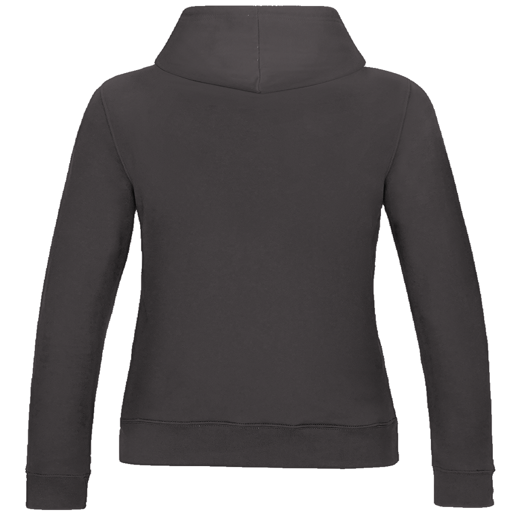Damen Hoodie Girl Spinnenhaare und türkis schwarz gehalten