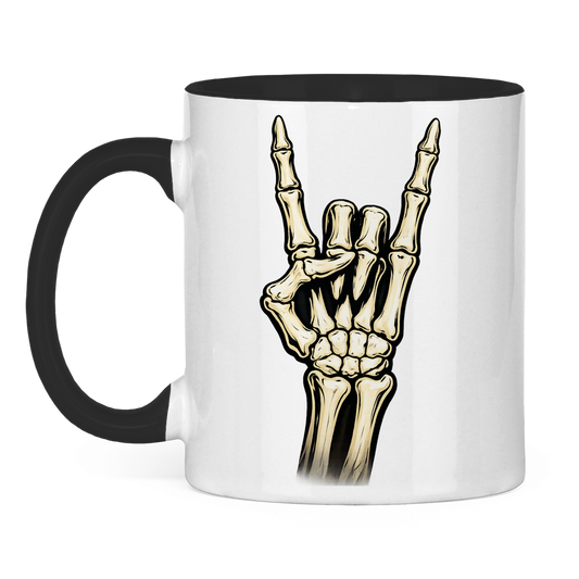 Tasse zweifarbig Rockhand