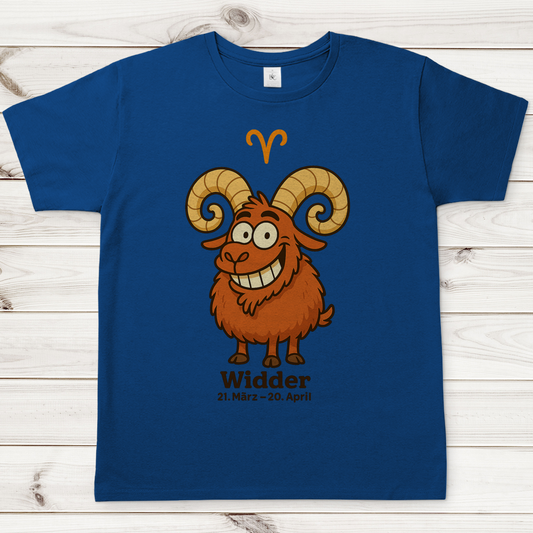 Herren T-Shirt Widder Comic