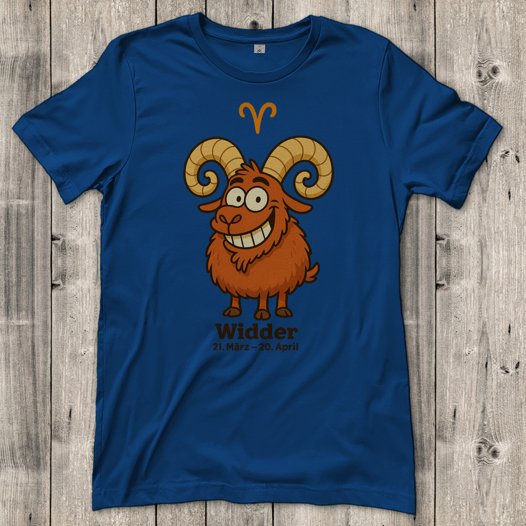 Damen T-Shirt Widder Comic