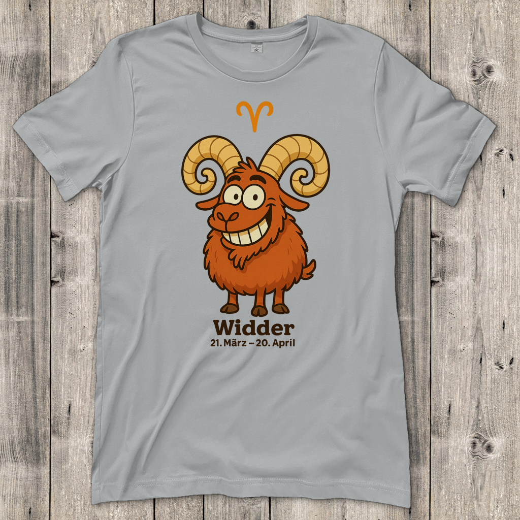 Damen T-Shirt Widder Comic
